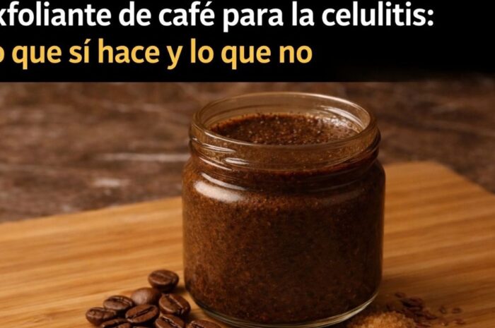 Exfoliante de café para la celulitis: Lo que sí hace y lo que no
