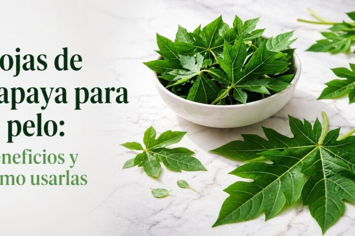 Hojas de papaya para el pelo: Beneficios y cómo usarlas