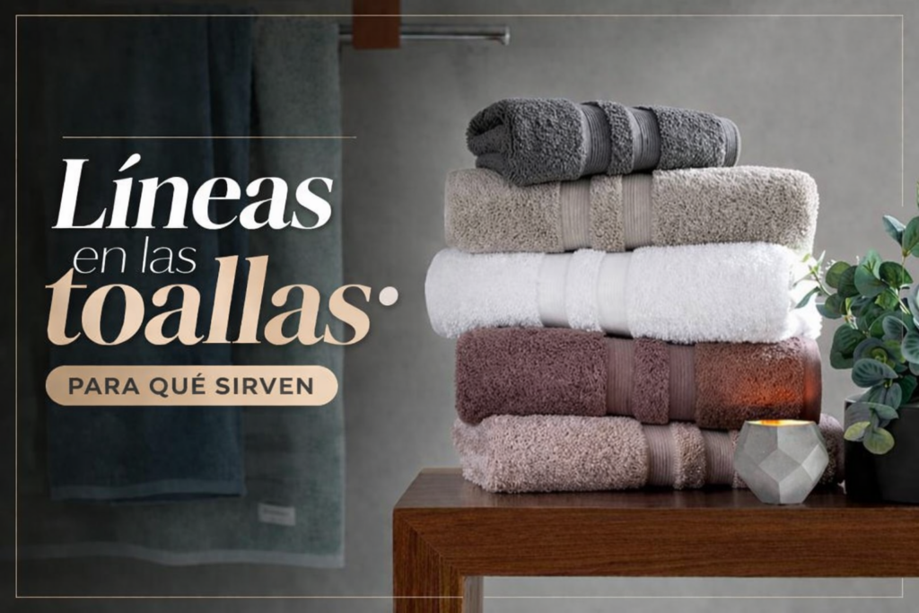Líneas en las toallas: su verdadera función