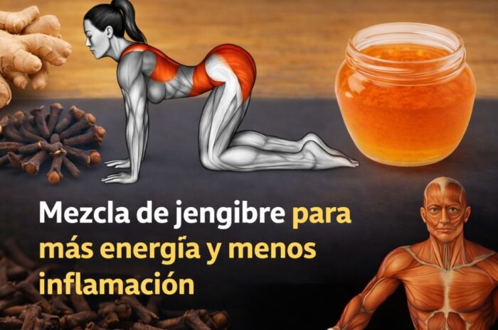 Mezcla de jengibre para más energía y menos inflamación