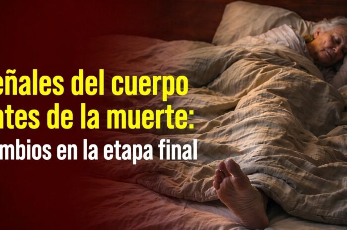 Señales del cuerpo antes de la muerte: Cambios en la etapa final