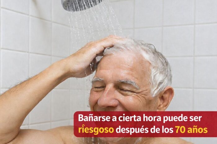 Bañarse después de los 70 años: La hora que puede ser riesgosa